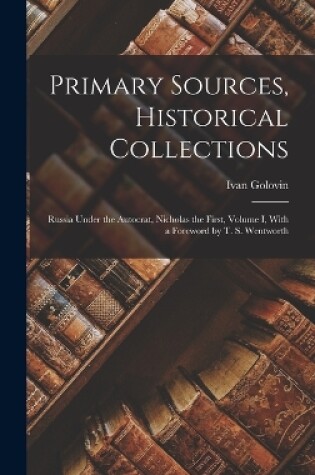 Cover of Primary Sources, Historical Collections