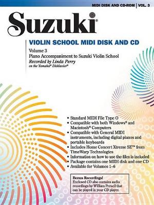 Book cover for Suzuki Violin School, Vol 3