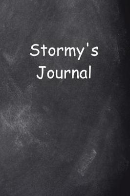 Cover of Stormy Personalized Name Journal Custom Name Gift Idea Stormy