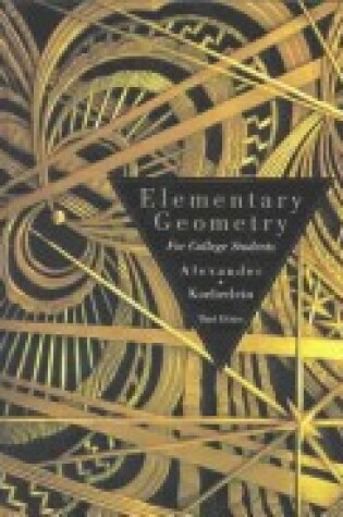 Cover of Elementary Geometry 3e