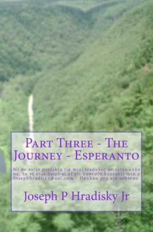 Cover of Part Three - The Journey - Esperanto