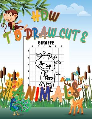 Book cover for How to draw cute animals