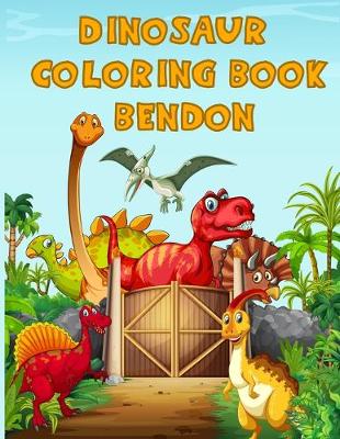 Book cover for Dinosaur Coloring Book Bendon