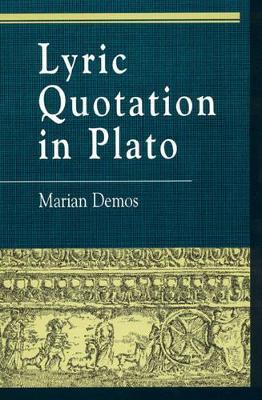 Book cover for Lyric Quotation in Plato