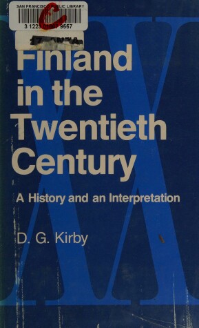 Book cover for Finland Twentieth Century CB