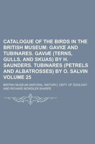 Cover of Catalogue of the Birds in the British Museum Volume 25