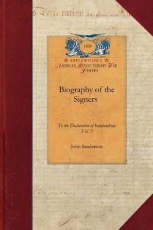 Cover of Biography of the Signers V7