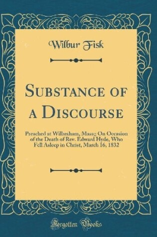 Cover of Substance of a Discourse