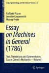 Book cover for Essay on Machines in General (1786)