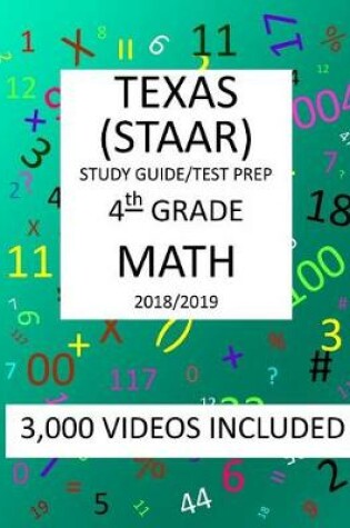 Cover of 4th Grade TEXAS STAAR, MATH