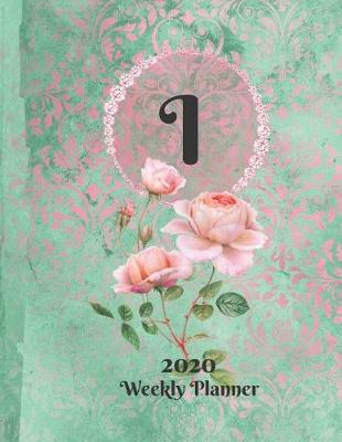 Book cover for Plan On It Large Print 2020 Weekly Calendar Planner 15 Months Notebook Includes Address Phone Number Pages - Monogram Letter I