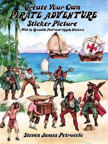 Book cover for Create Your Own Pirate Adventure Sticker Picture