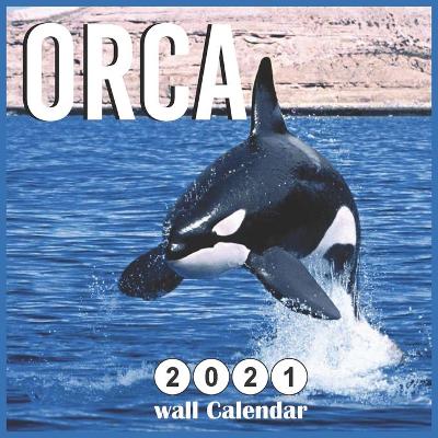 Book cover for Orca 2021 wall calendar