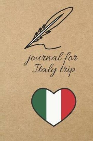 Cover of Journal for Italy Trip