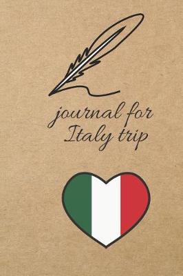 Book cover for Journal for Italy Trip