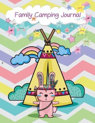 Book cover for Family Camping Journal for Kids