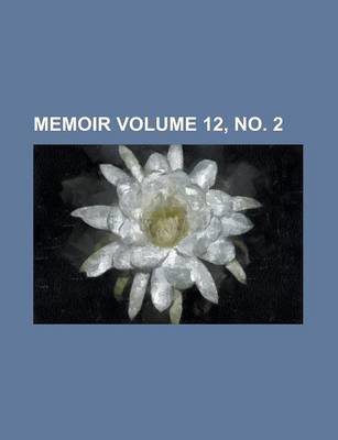 Book cover for Memoir Volume 12, No. 2