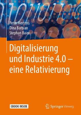 Book cover for Digitalisierung Und Industrie 4.0 - Eine Relativierung