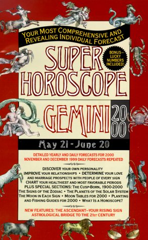 Book cover for Super Horoscope: Gemini 2000