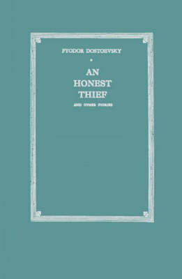 Book cover for An Honest Thief, and Other Stories