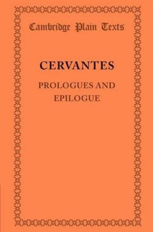 Cover of Prologues and Epilogue