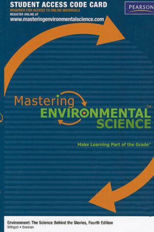 Cover of MasteringEnvironmentalScience" -- Standalone Access Card -- for Environment