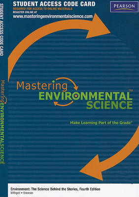 Book cover for MasteringEnvironmentalScience" -- Standalone Access Card -- for Environment