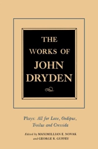 Cover of The Works of John Dryden, Volume XIII