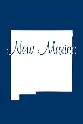 Book cover for New Mexico - Navy Blue Lined Notebook with Margins