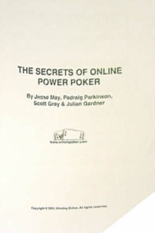 Cover of The Secrets of Online Power Poker