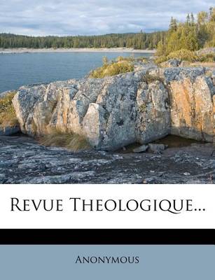 Book cover for Revue Theologique...