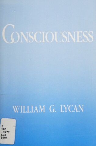 Book cover for Consciousness