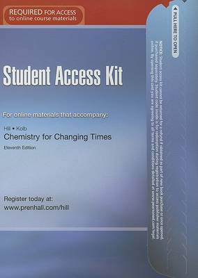 Book cover for CW + GradeTracker, Access Code Card, Chemistry for Changing Times