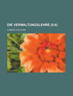 Book cover for Die Verwaltungslehre (5-6)