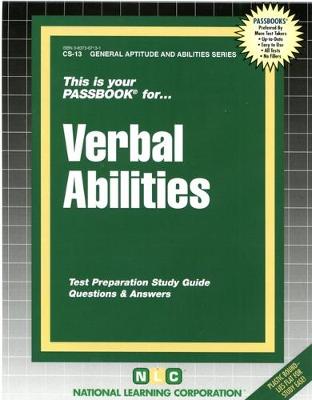 Book cover for VERBAL ABILITIES