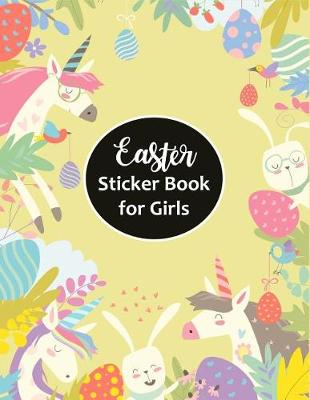 Book cover for Easter Sticker Book for Girls