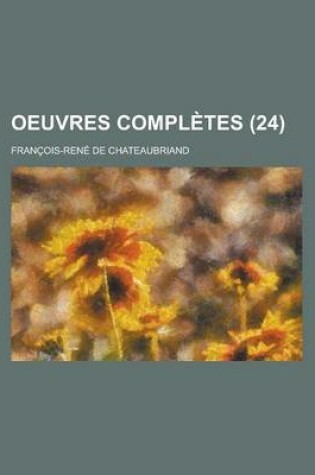 Cover of Oeuvres Completes (24)