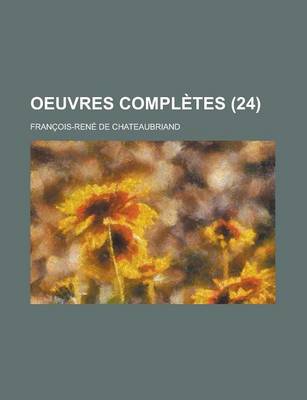 Book cover for Oeuvres Completes (24)