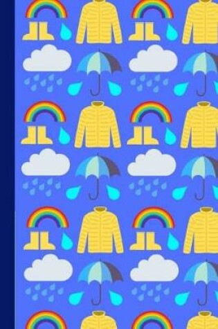 Cover of Children's Rain Themed Notebook For School Notes