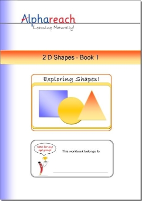 Book cover for 2D Shapes Book 1