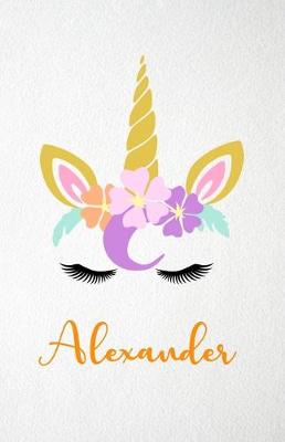 Book cover for Alexander A5 Lined Notebook 110 Pages