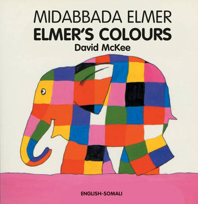 Book cover for Elmer's Colours (English-Somali)