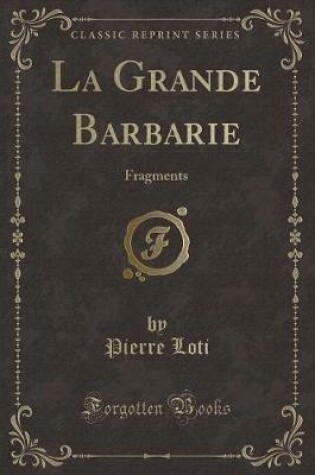 Cover of La Grande Barbarie