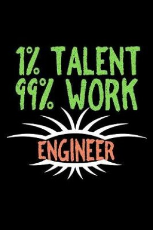 Cover of 1% talent. 9% work
