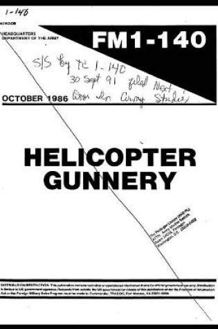 Cover of FM 1-140 Helicopter Gunnery