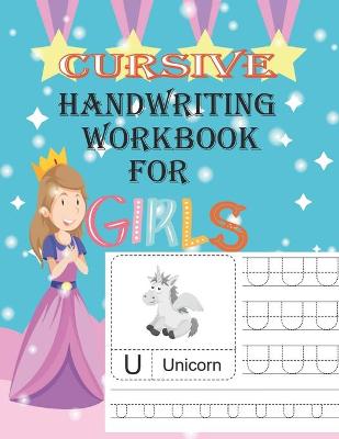 Book cover for Cursive Handwriting Workbook For Girls