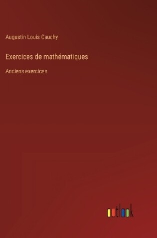 Cover of Exercices de math�matiques