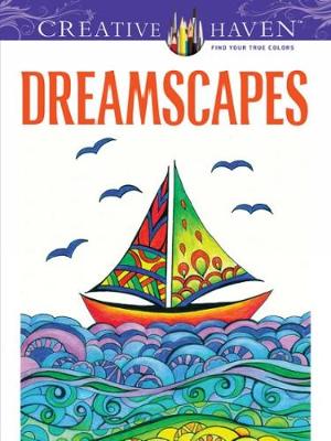 Book cover for Creative Haven Dreamscapes Coloring Book