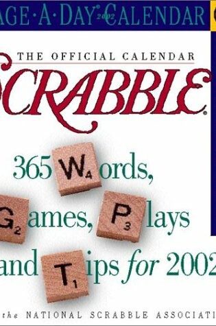 Cover of 2002 Official Scrabble Pad Calenda