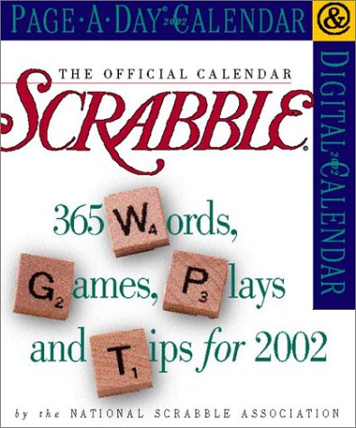 Book cover for 2002 Official Scrabble Pad Calenda